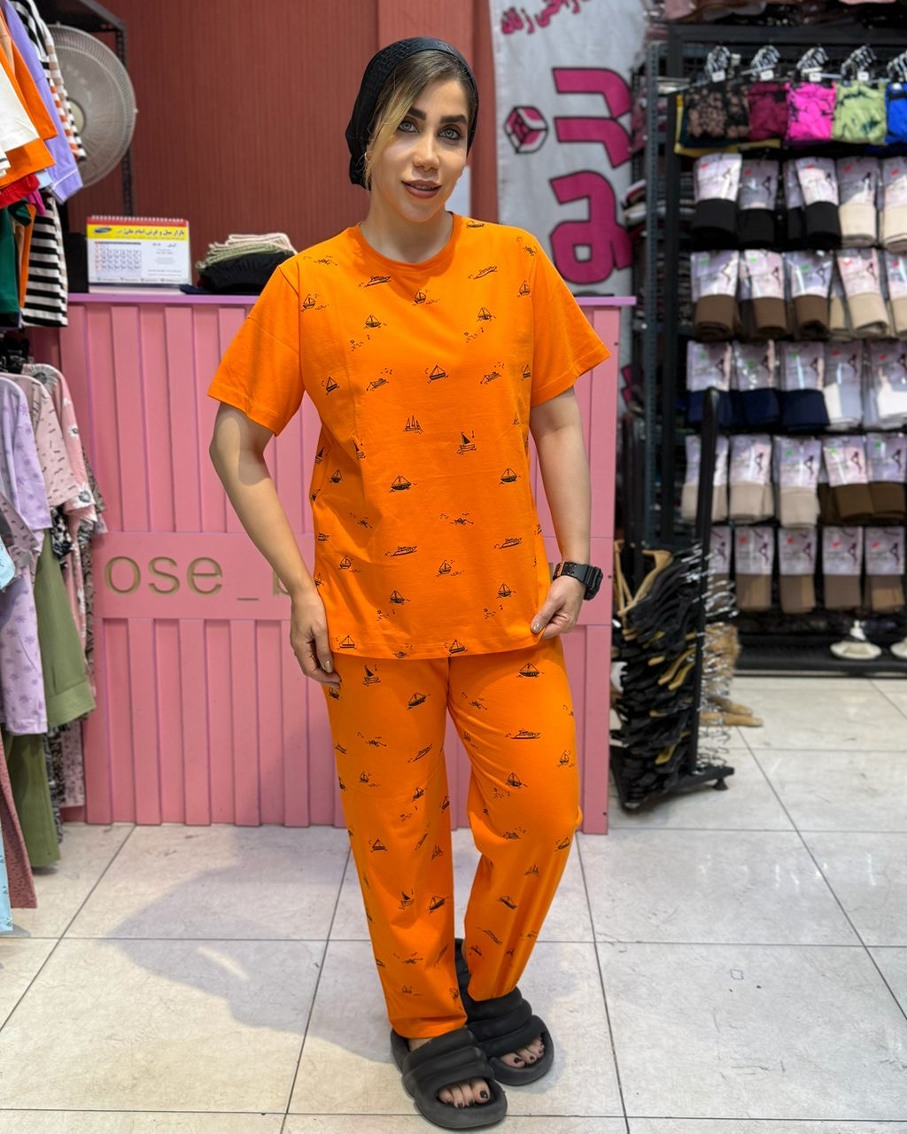 ست تیشرت و شلوار قایق