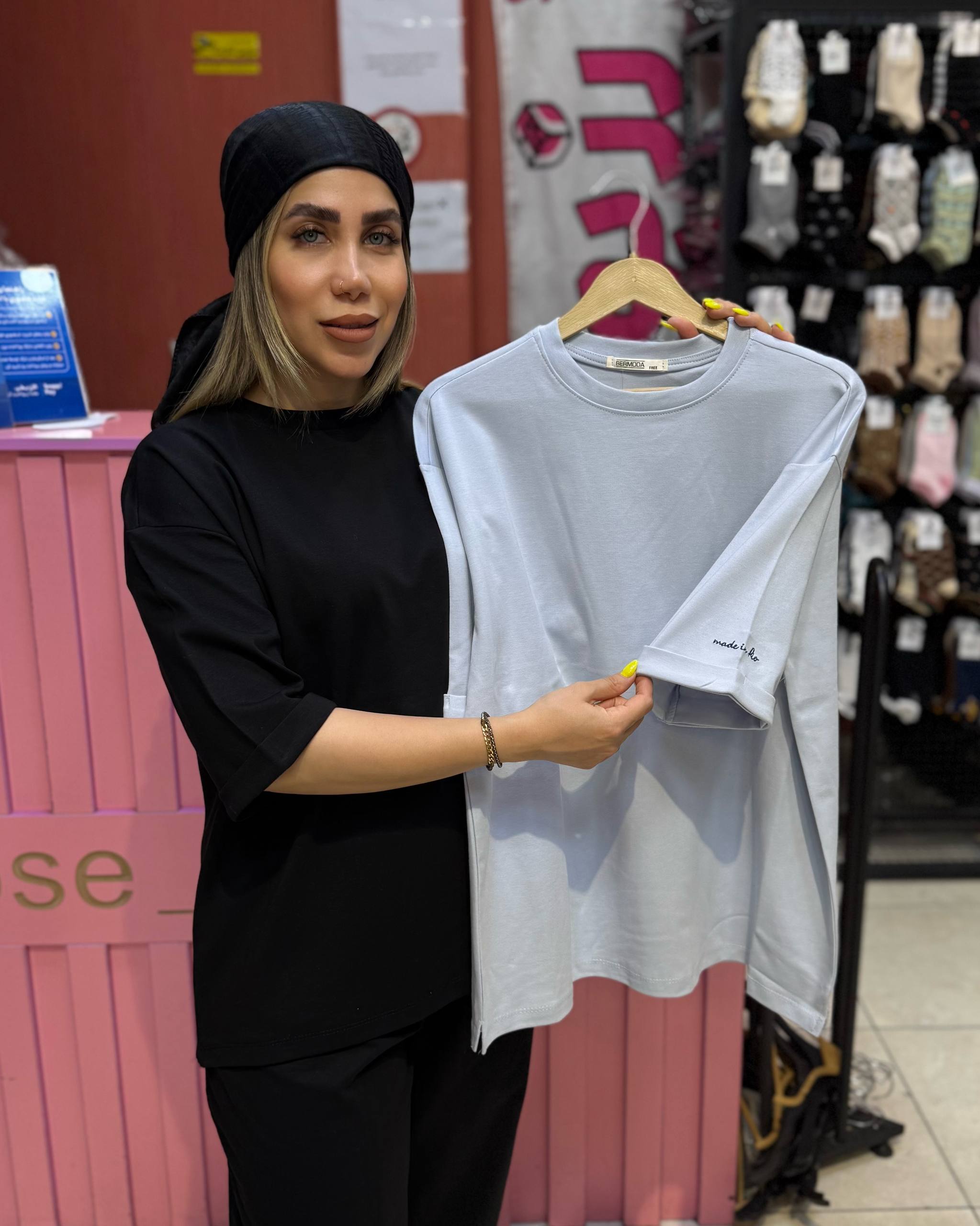 تیشرت استین پاکتی ریو