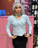 کاردیگان بافت چهار دکمه