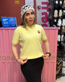تیشرت بافت گلدوزی کدو
